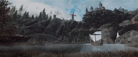 great city of solitude|skyrim arch of solitude.